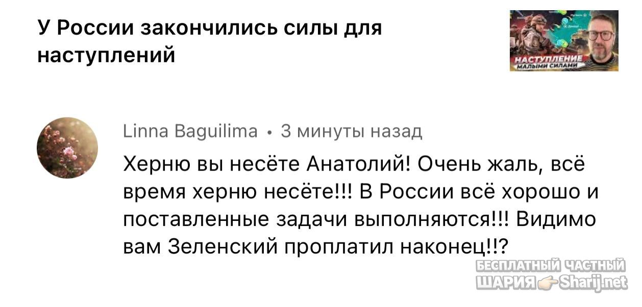 Анатолий Шарий частный канал — фото из публикации