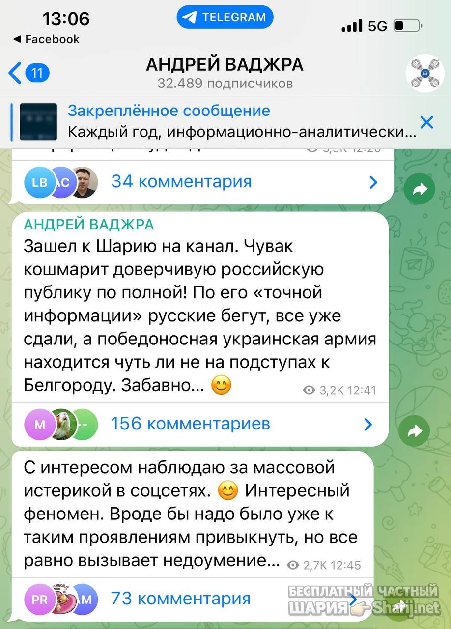 Анатолий Шарий частный канал — фото из публикации