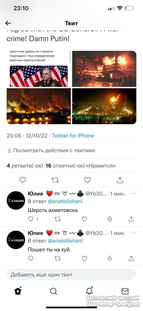 Анатолий Шарий частный канал — фото из публикации