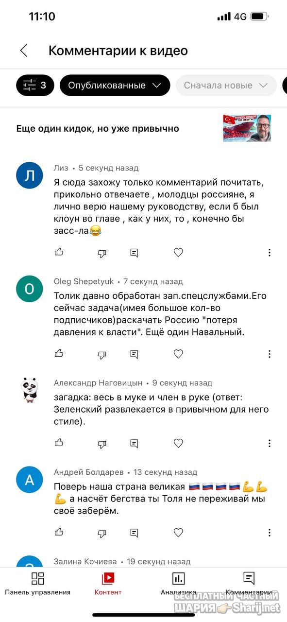 Анатолий Шарий частный канал — фото из публикации