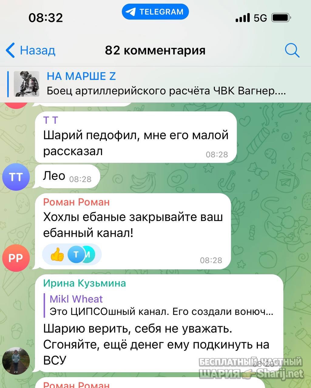 Анатолий Шарий частный канал — фото из публикации