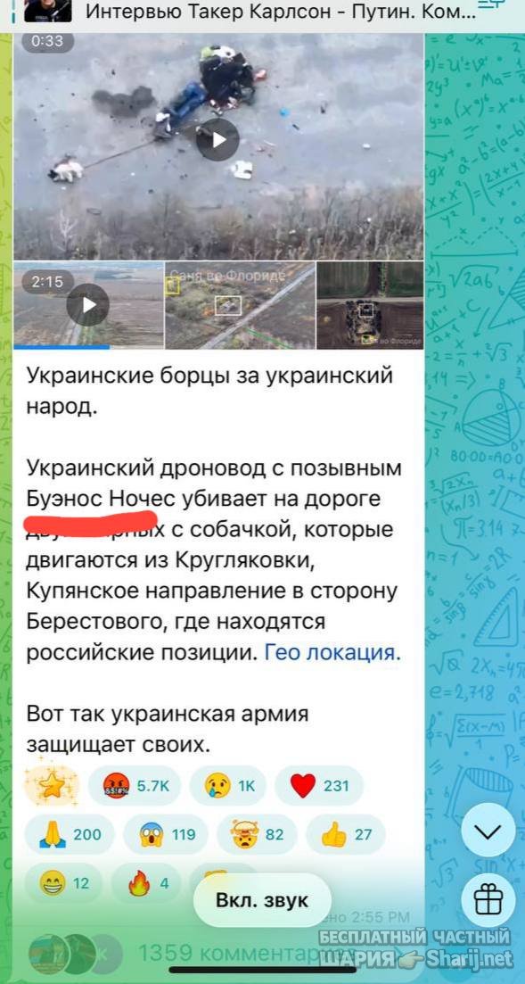 Анатолий Шарий частный канал — фото из публикации