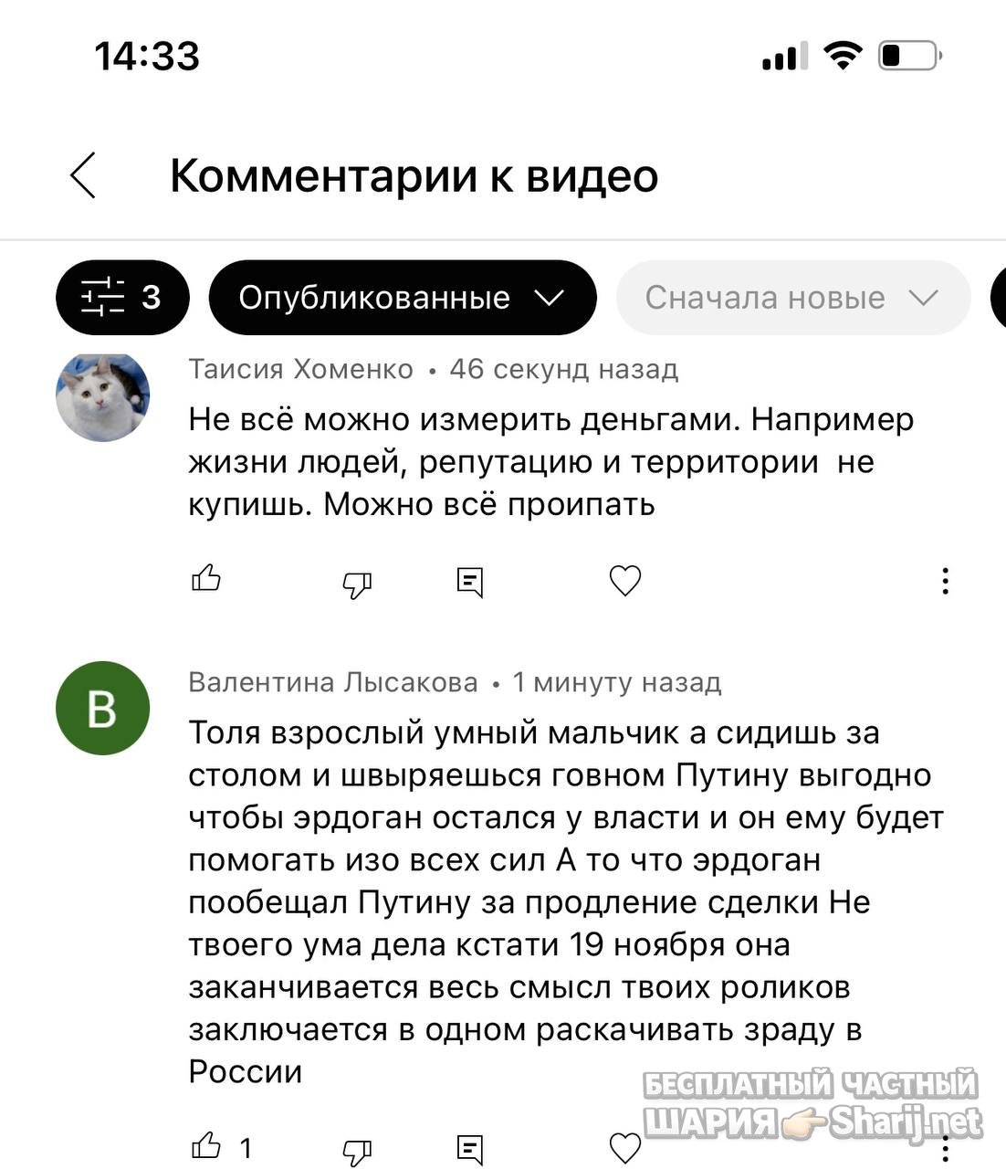 Анатолий Шарий частный канал — фото из публикации