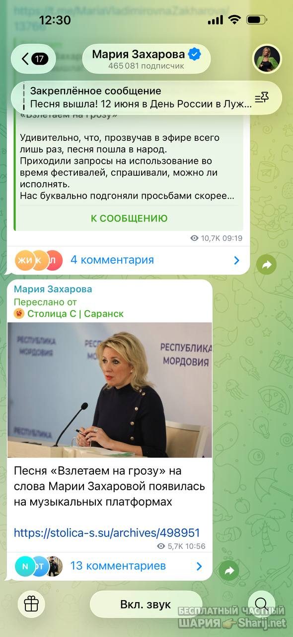 Анатолий Шарий частный канал — фото из публикации