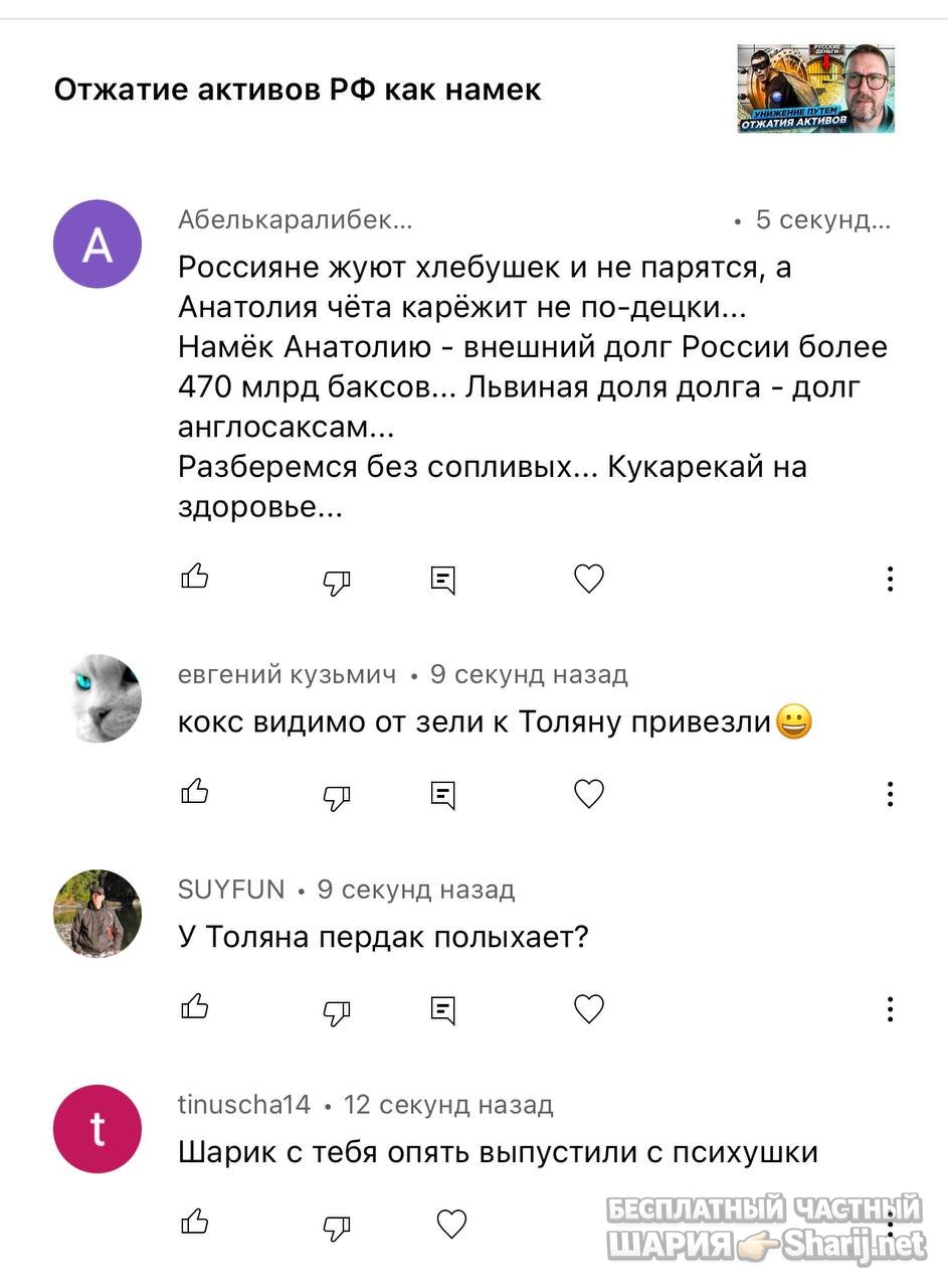 Анатолий Шарий частный канал — фото из публикации