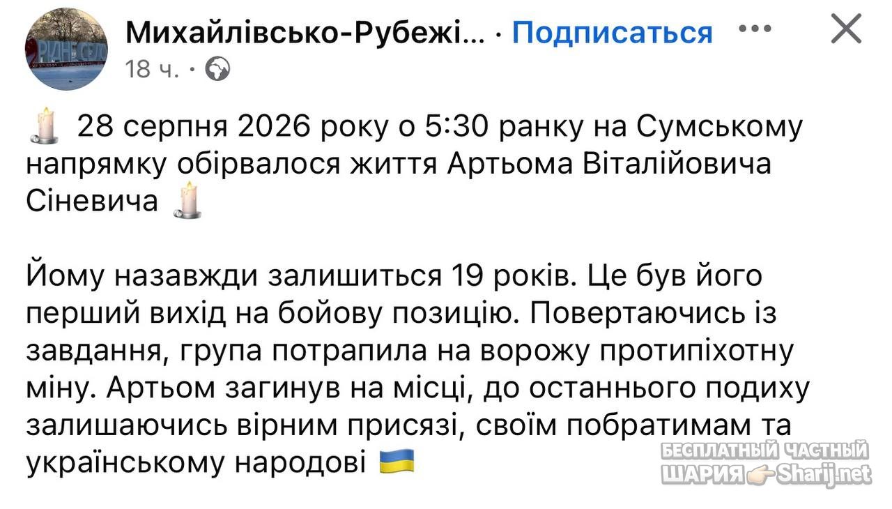Анатолий Шарий частный канал — фото из публикации
