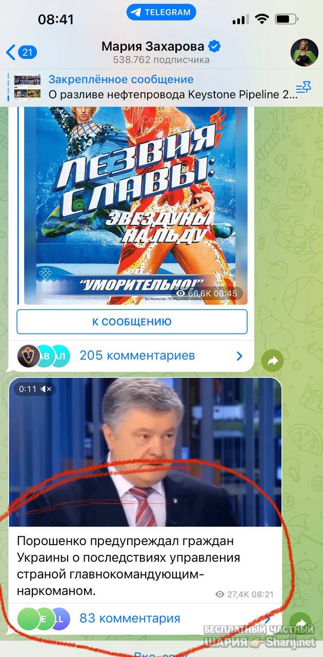 Анатолий Шарий частный канал — фото из публикации
