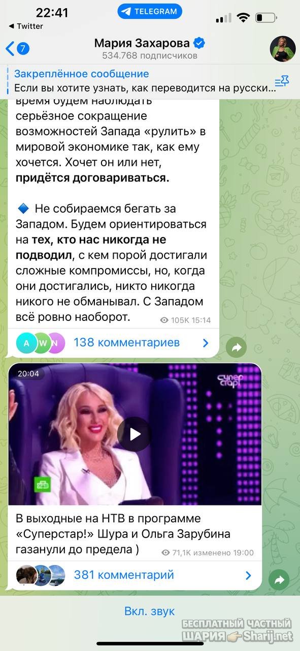 Анатолий Шарий частный канал — фото из публикации