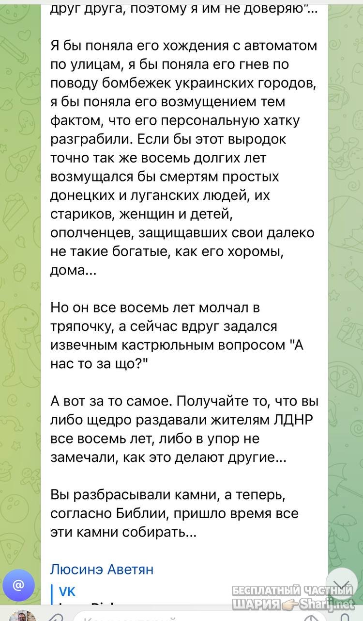 Анатолий Шарий частный канал — фото из публикации