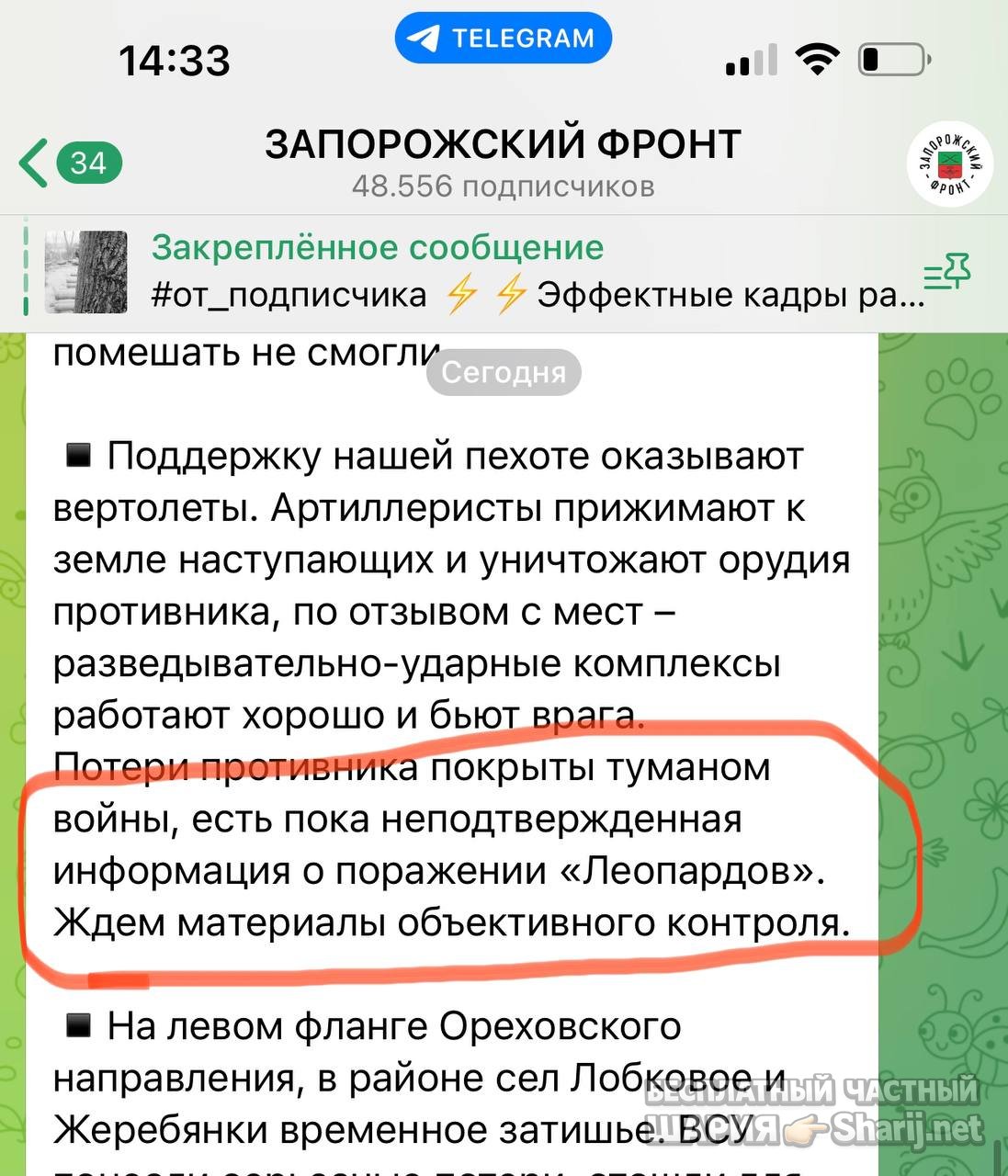 Анатолий Шарий частный канал — фото из публикации