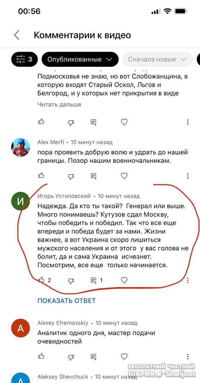 Анатолий Шарий частный канал — фото из публикации