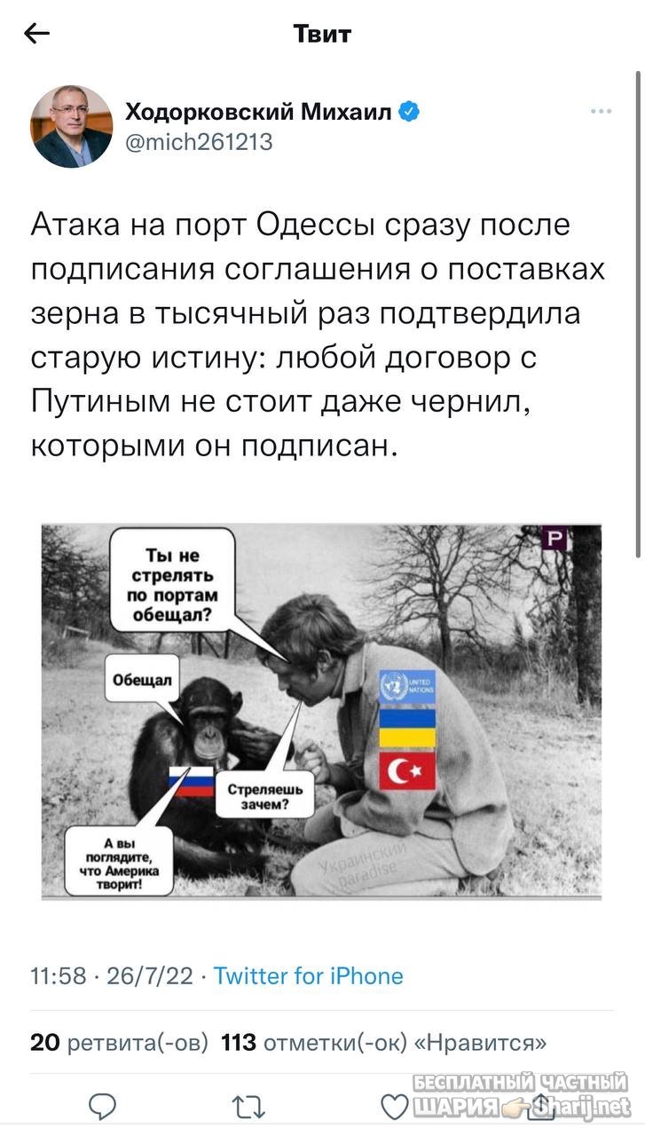 Анатолий Шарий частный канал — фото из публикации