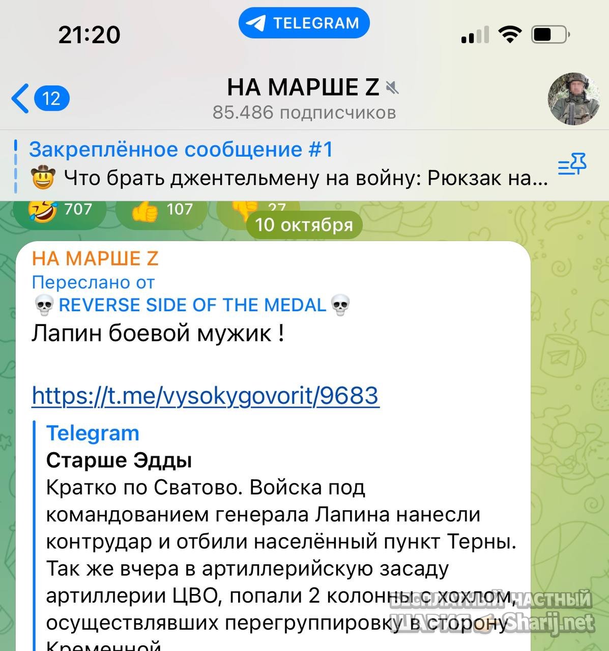 Анатолий Шарий частный канал — фото из публикации
