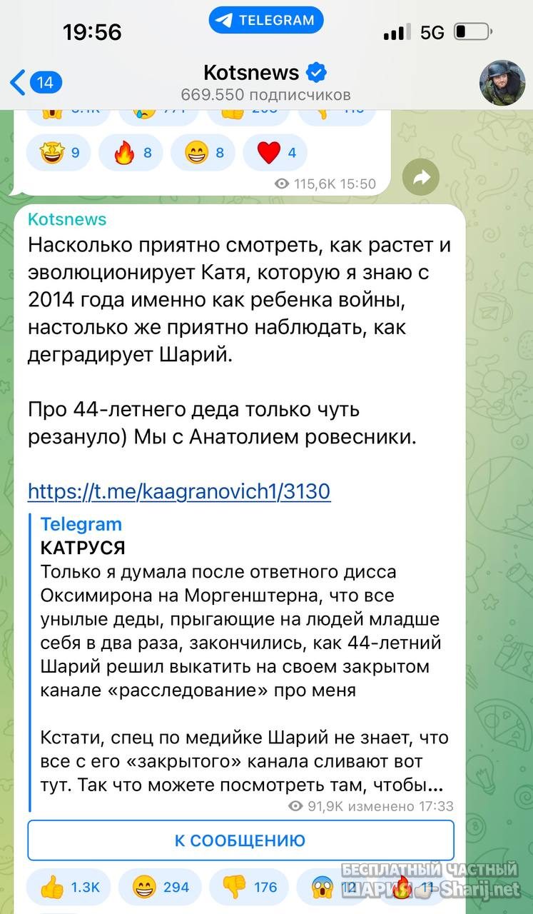 Анатолий Шарий Telegram канал — фото из публикации