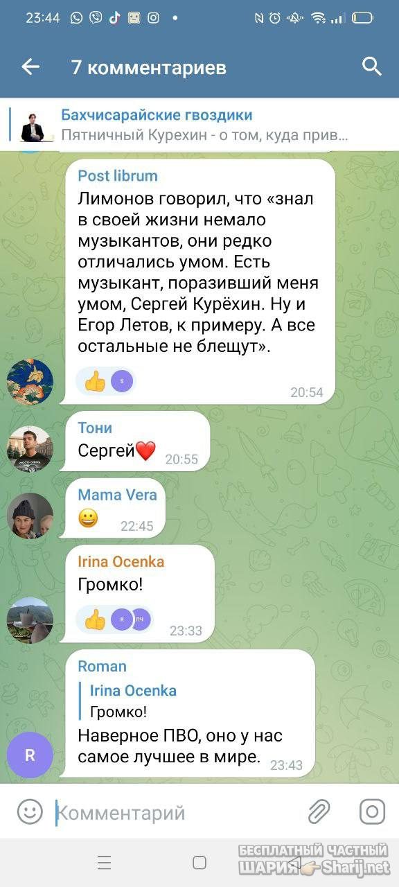 Анатолий Шарий Telegram канал — фото из публикации