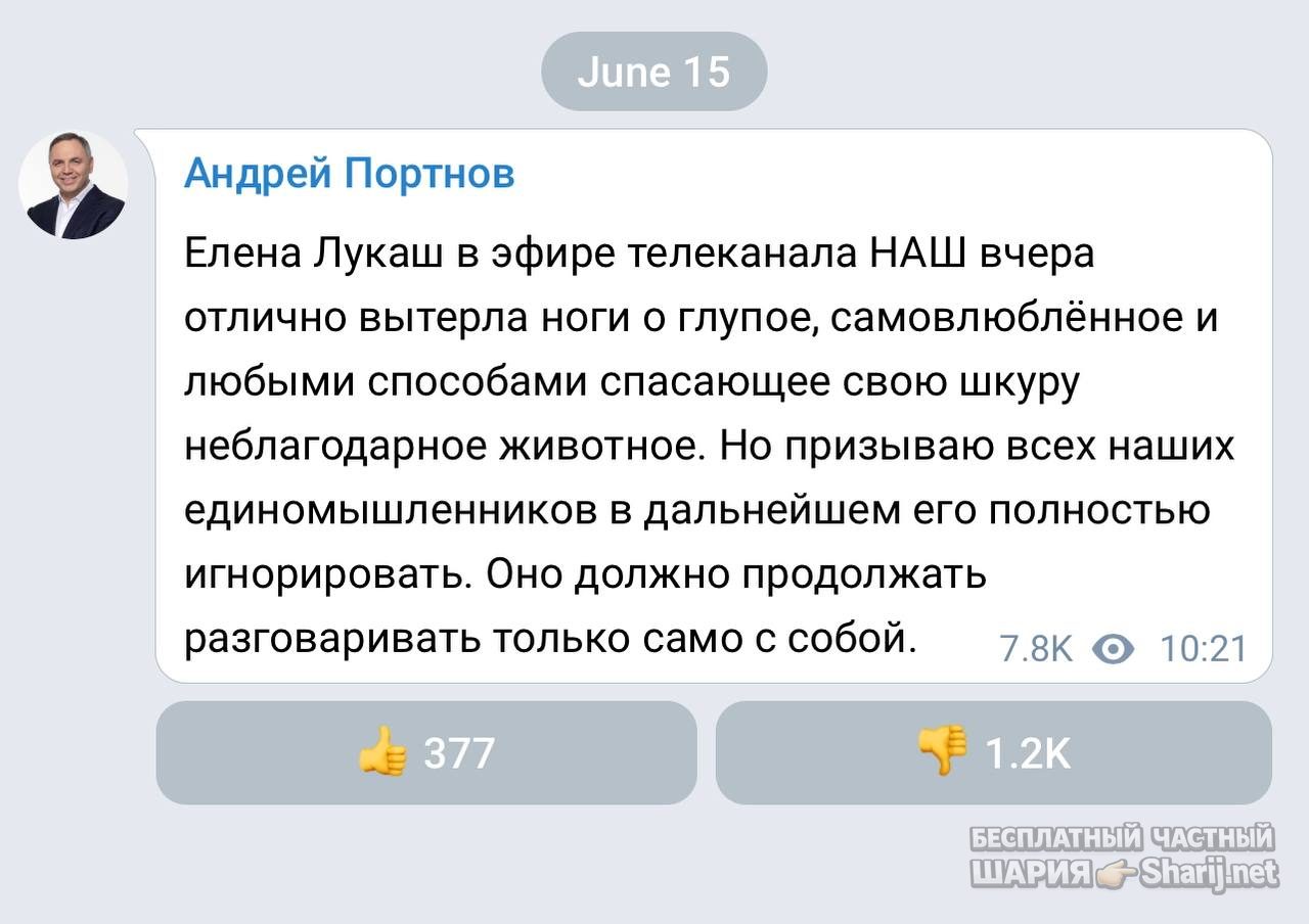 Анатолий Шарий Telegram канал — фото из публикации