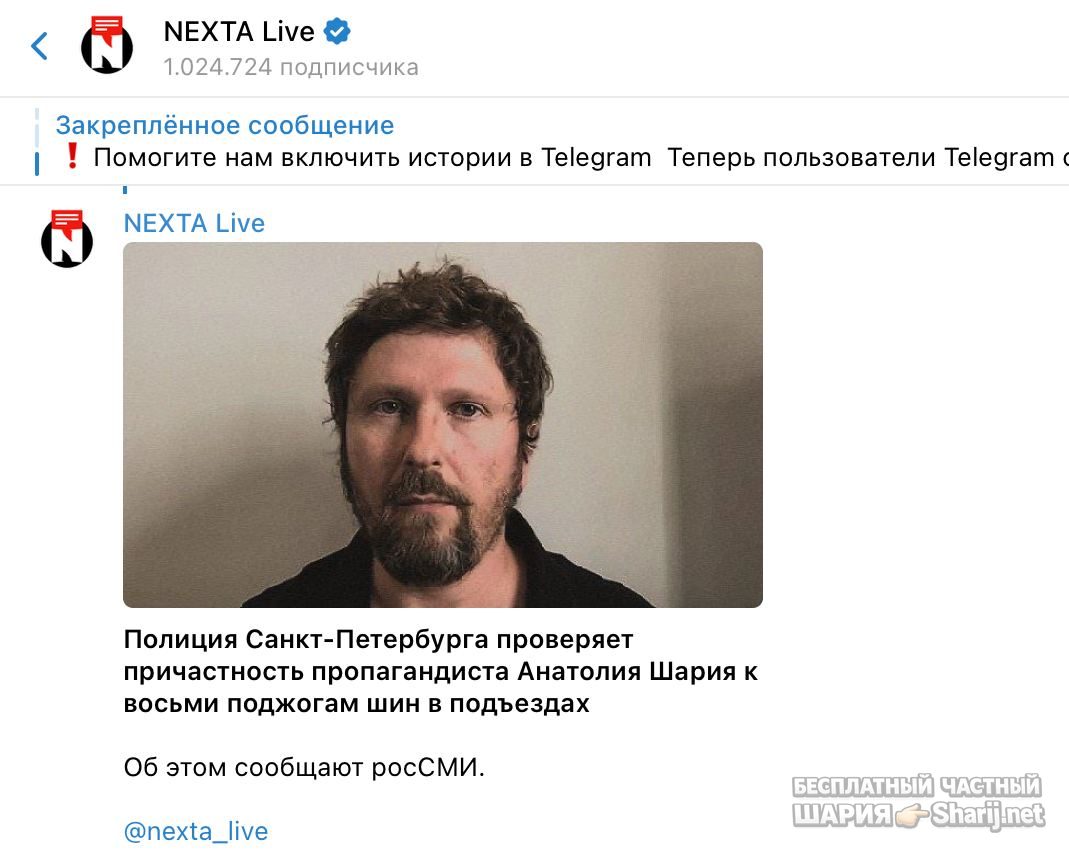 Анатолий Шарий Telegram канал — фото из публикации