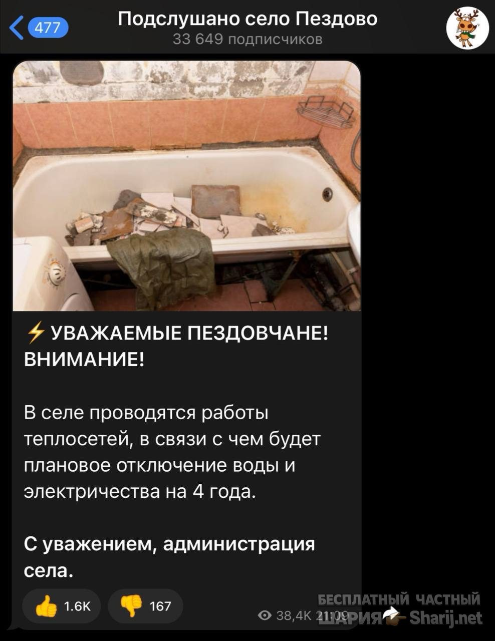 Анатолий Шарий Telegram канал — фото из публикации