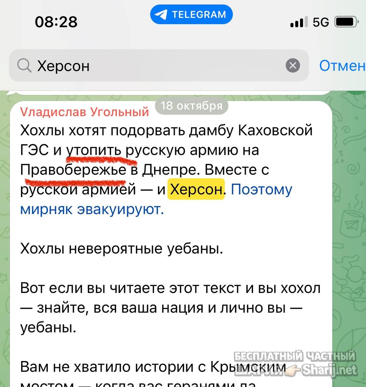 Анатолий Шарий Telegram канал — фото из публикации