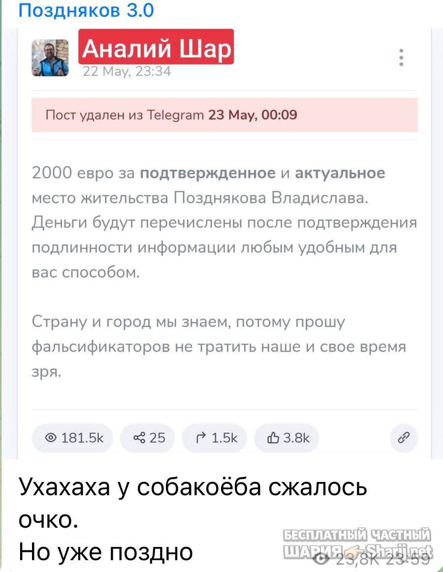 Анатолий Шарий Telegram канал — фото из публикации