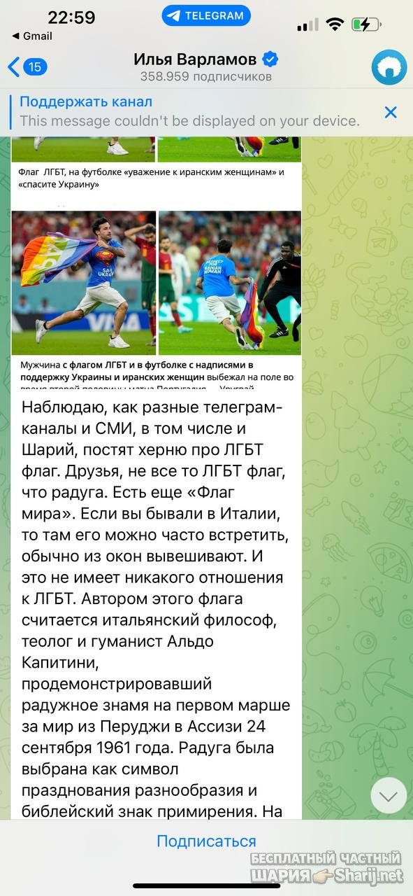 Анатолий Шарий Telegram канал — фото из публикации