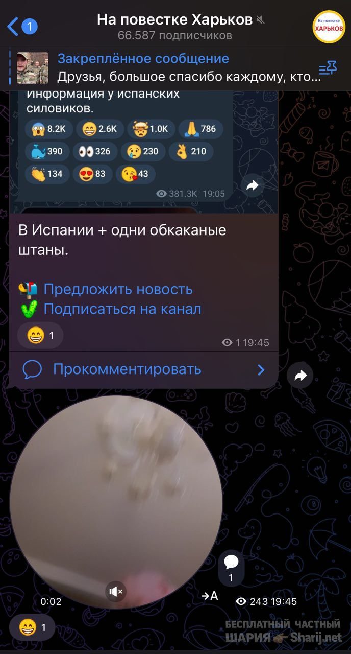 Анатолий Шарий Telegram канал — фото из публикации