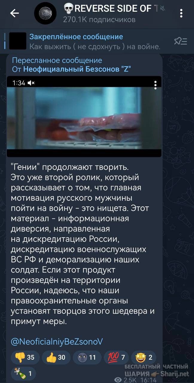 Анатолий Шарий Telegram канал — фото из публикации