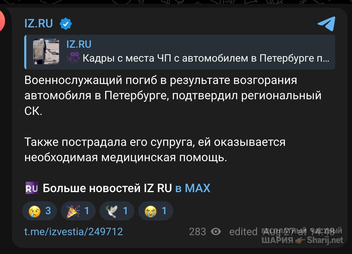 Анатолий Шарий Telegram канал — фото из публикации