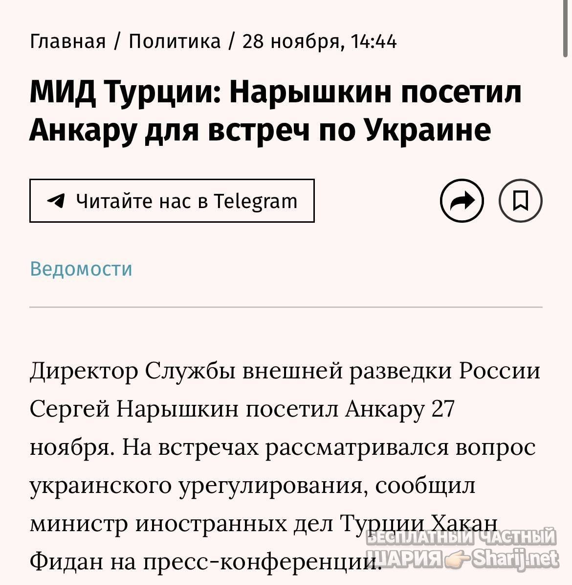 Анатолий Шарий Telegram канал — фото из публикации