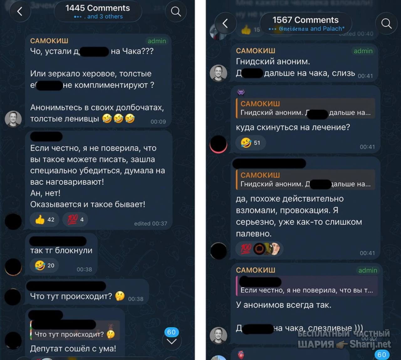 Анатолий Шарий Telegram канал — фото из публикации