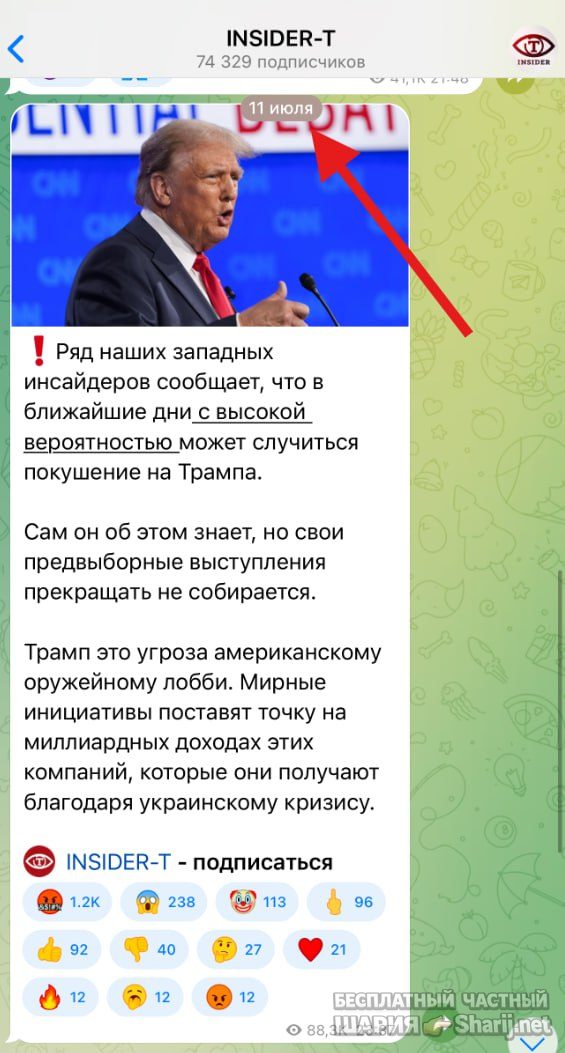 Анатолий Шарий Telegram канал — фото из публикации