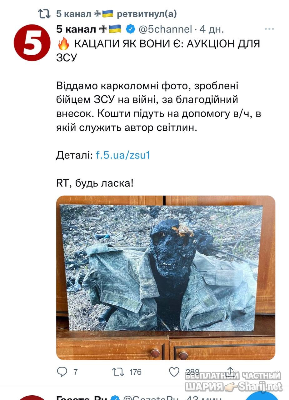 Анатолий Шарий Telegram канал — фото из публикации
