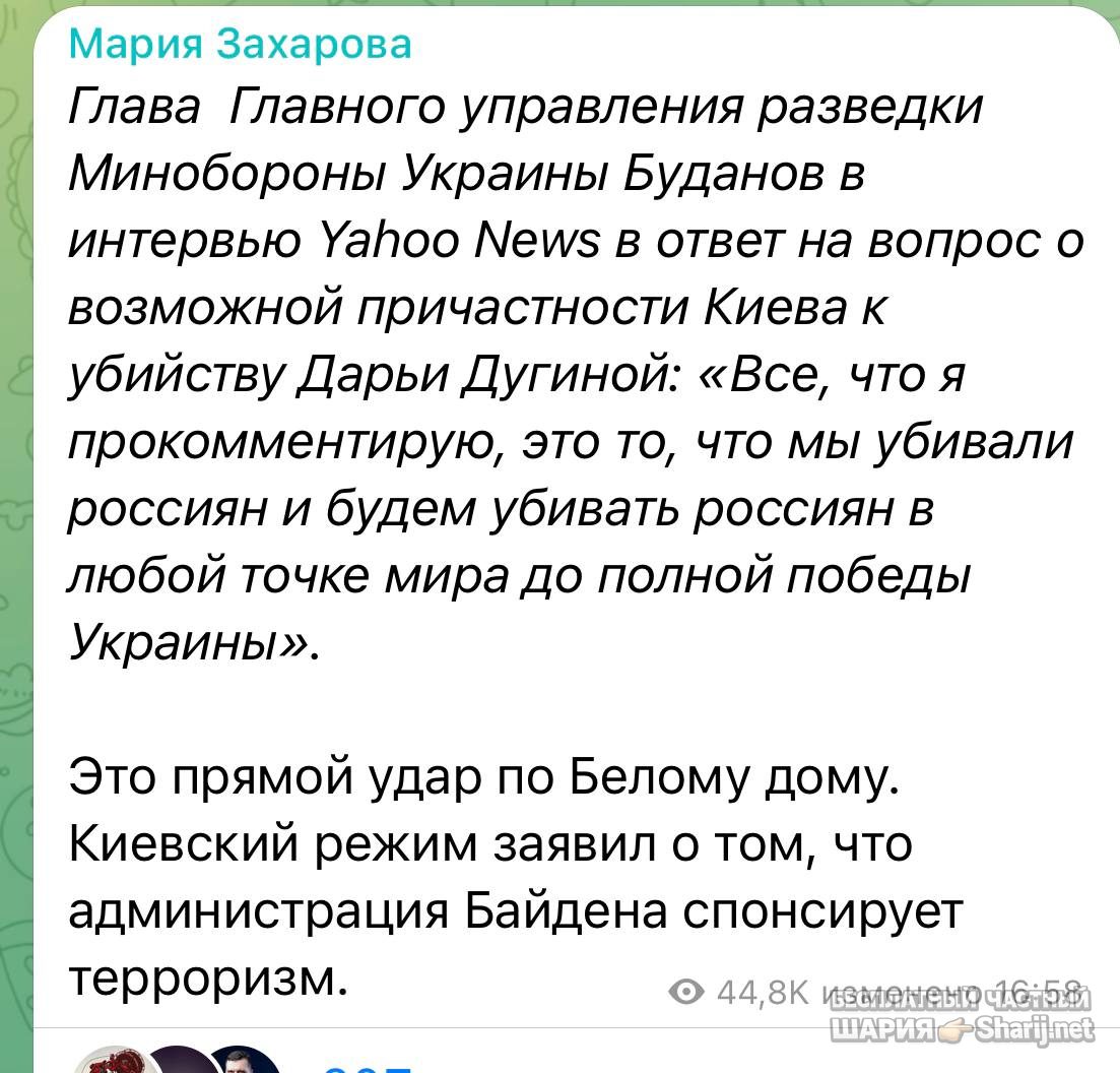 Анатолий Шарий Telegram канал — фото из публикации
