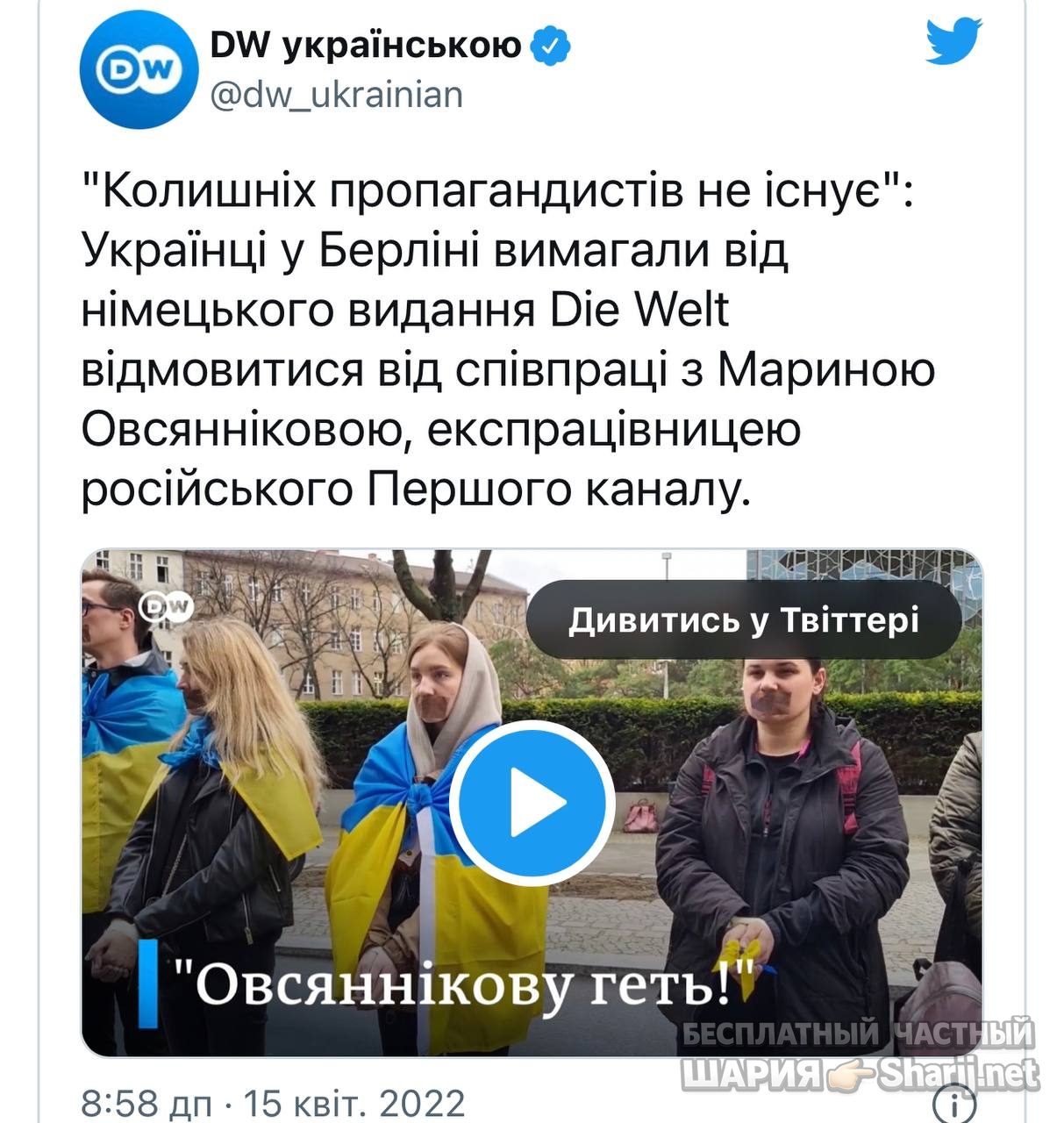 Анатолий Шарий Telegram канал — фото из публикации