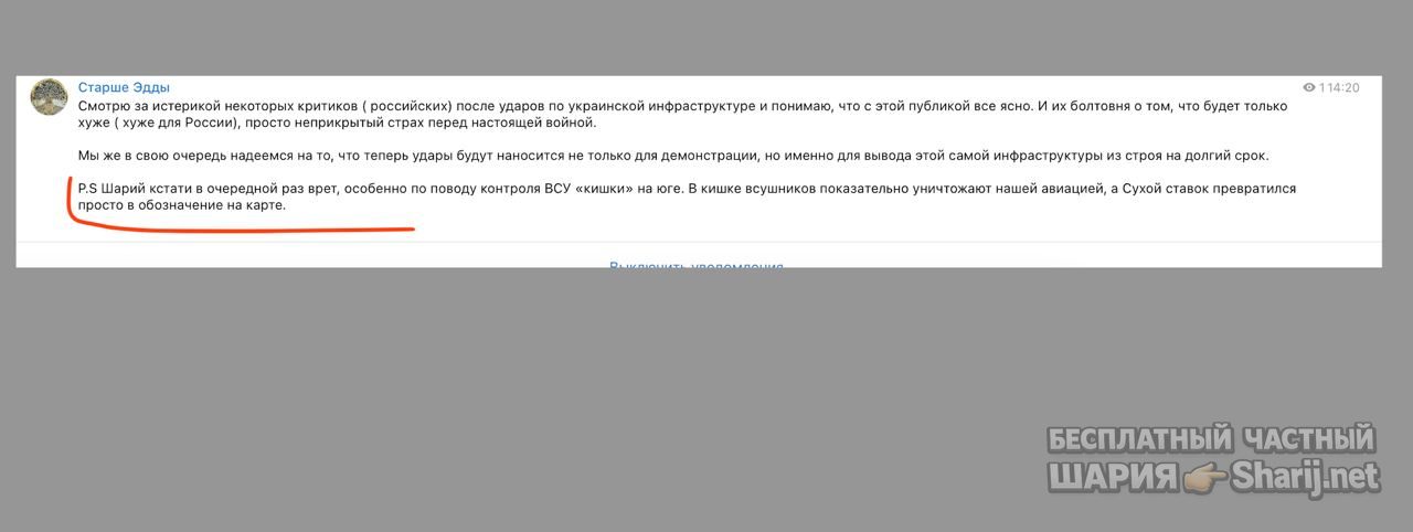 Анатолий Шарий Telegram канал — фото из публикации