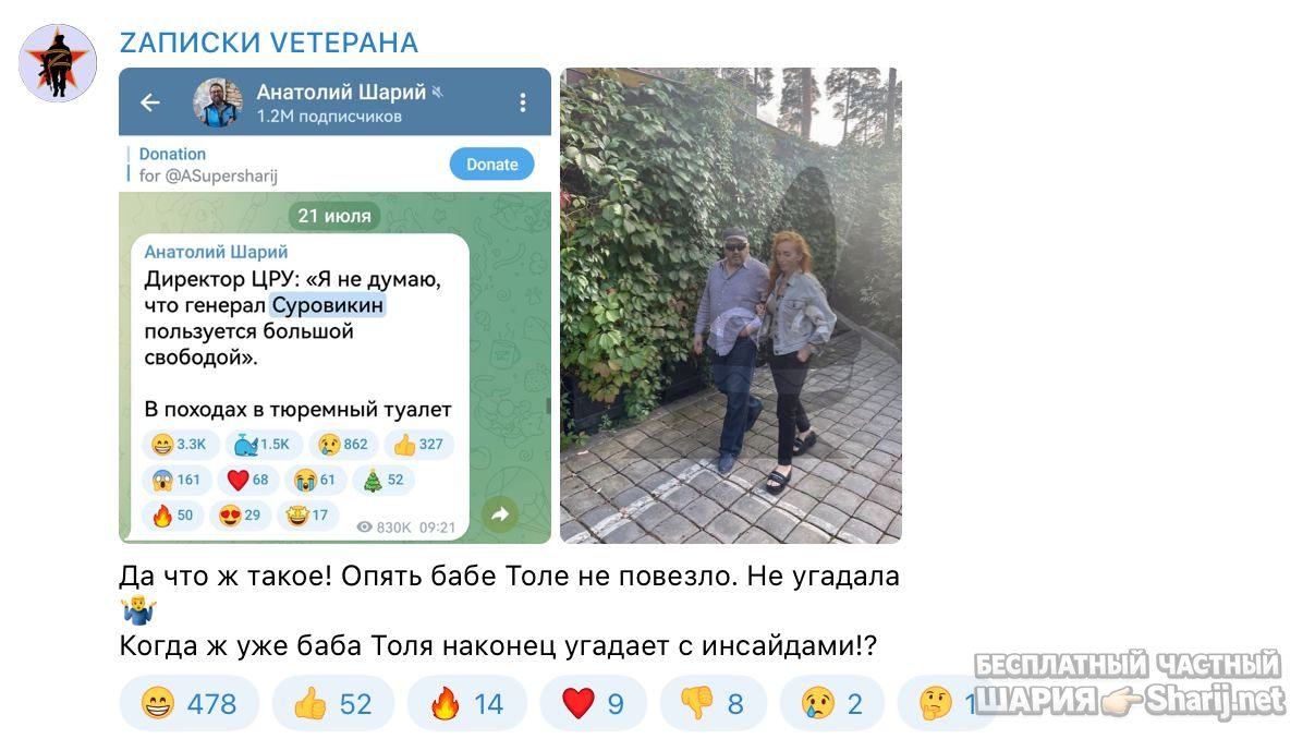 Анатолий Шарий Telegram канал — фото из публикации