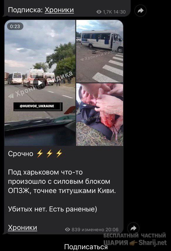 Анатолий Шарий Telegram канал — фото из публикации