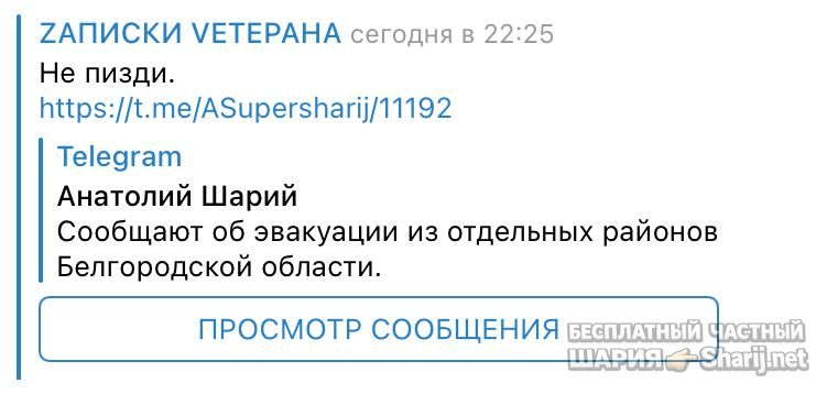 Анатолий Шарий Telegram канал — фото из публикации