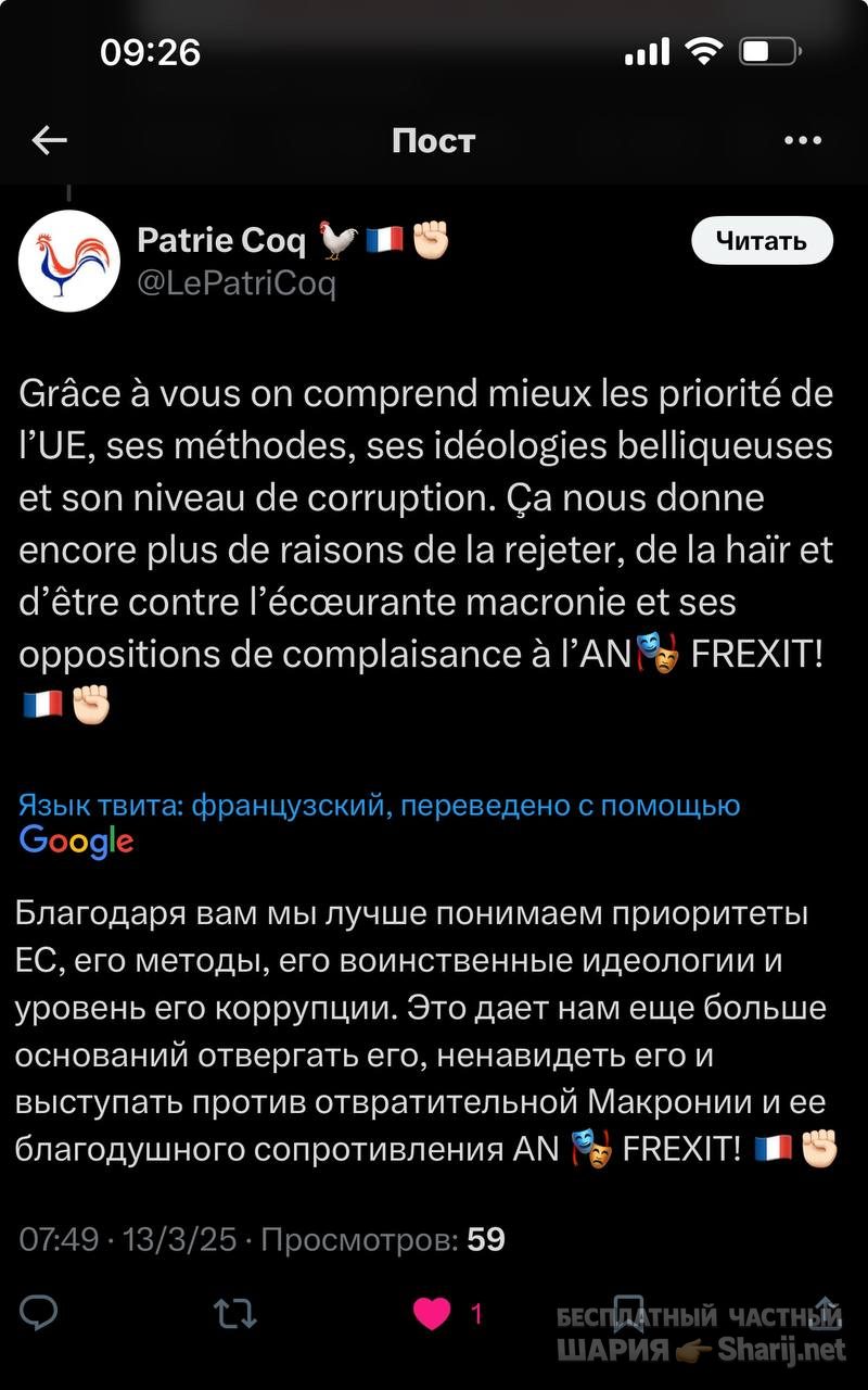 Анатолий Шарий Telegram канал — фото из публикации