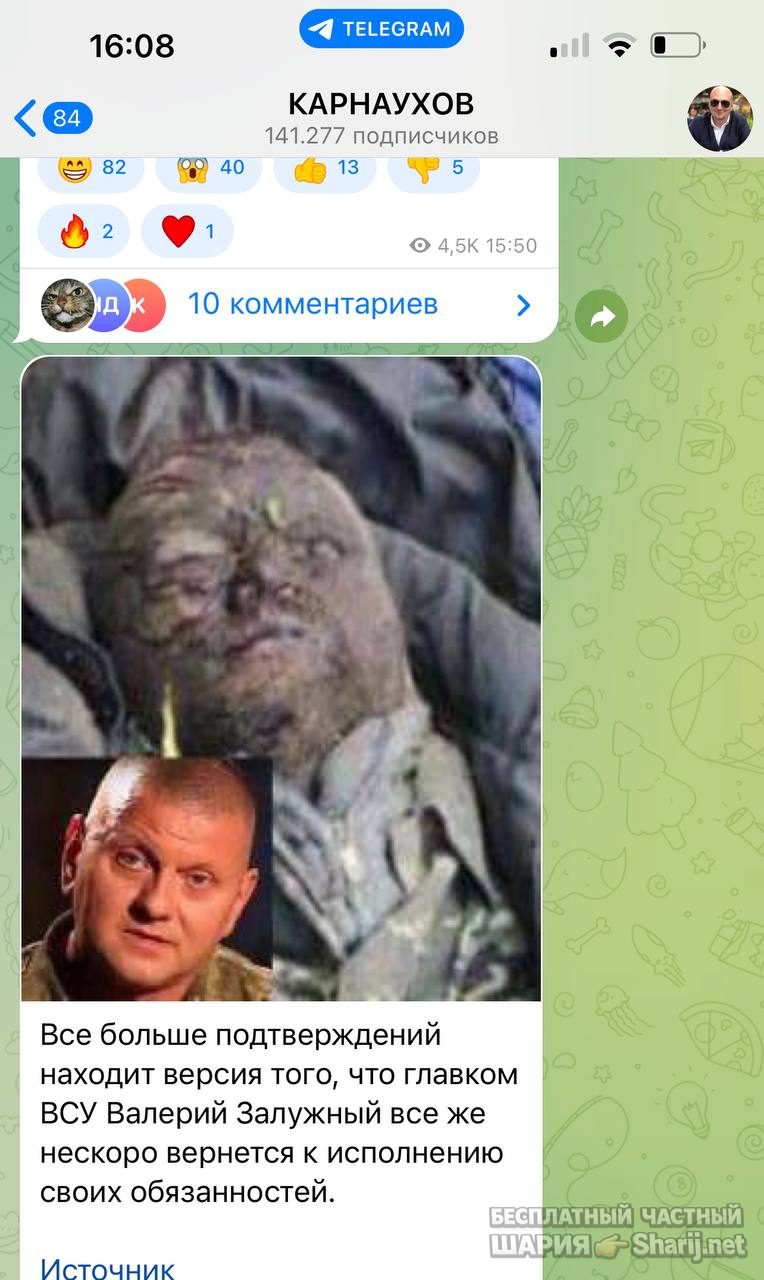 Анатолий Шарий Telegram канал — фото из публикации