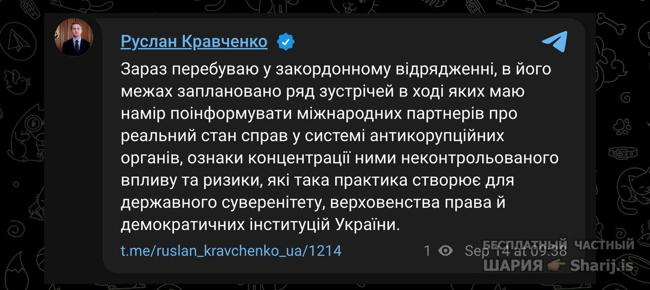 Анатолий Шарий Telegram канал — фото из публикации