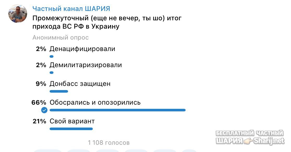 Анатолий Шарий Telegram канал — фото из публикации