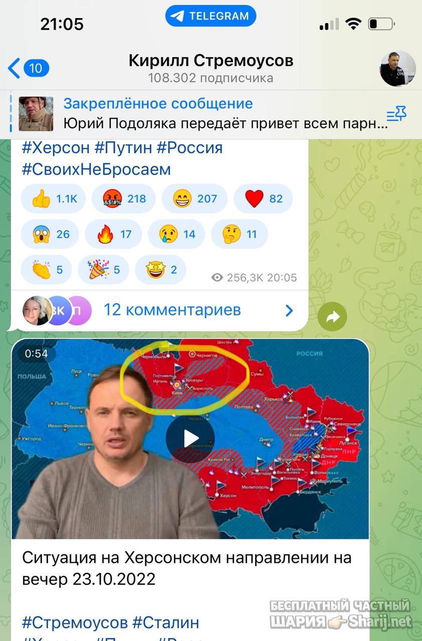 Анатолий Шарий Telegram канал — фото из публикации