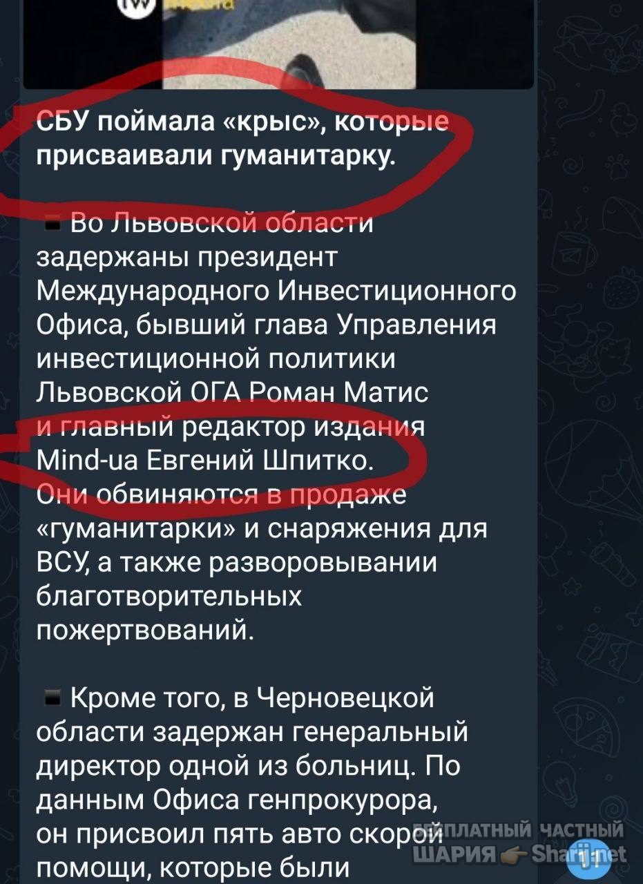 Анатолий Шарий Telegram канал — фото из публикации