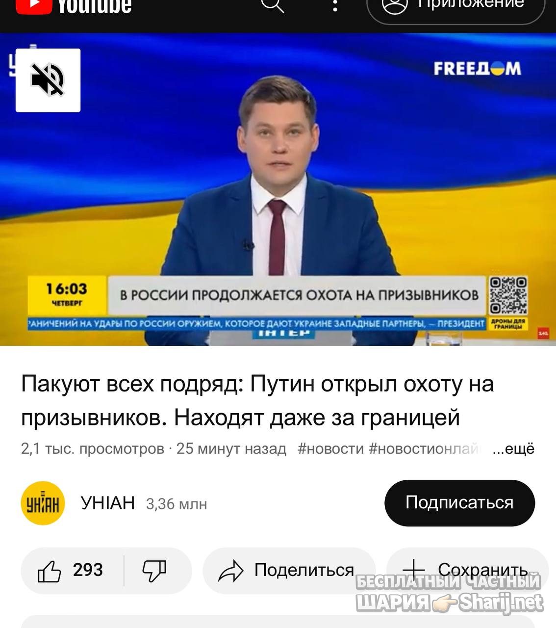 Анатолий Шарий Telegram канал — фото из публикации