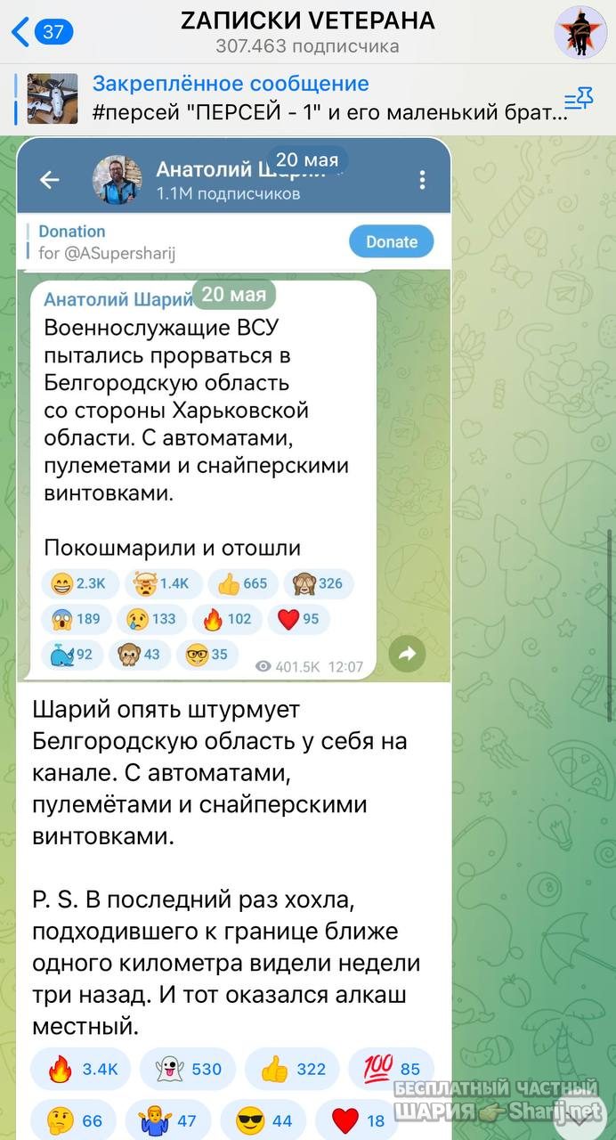 Анатолий Шарий Telegram канал — фото из публикации