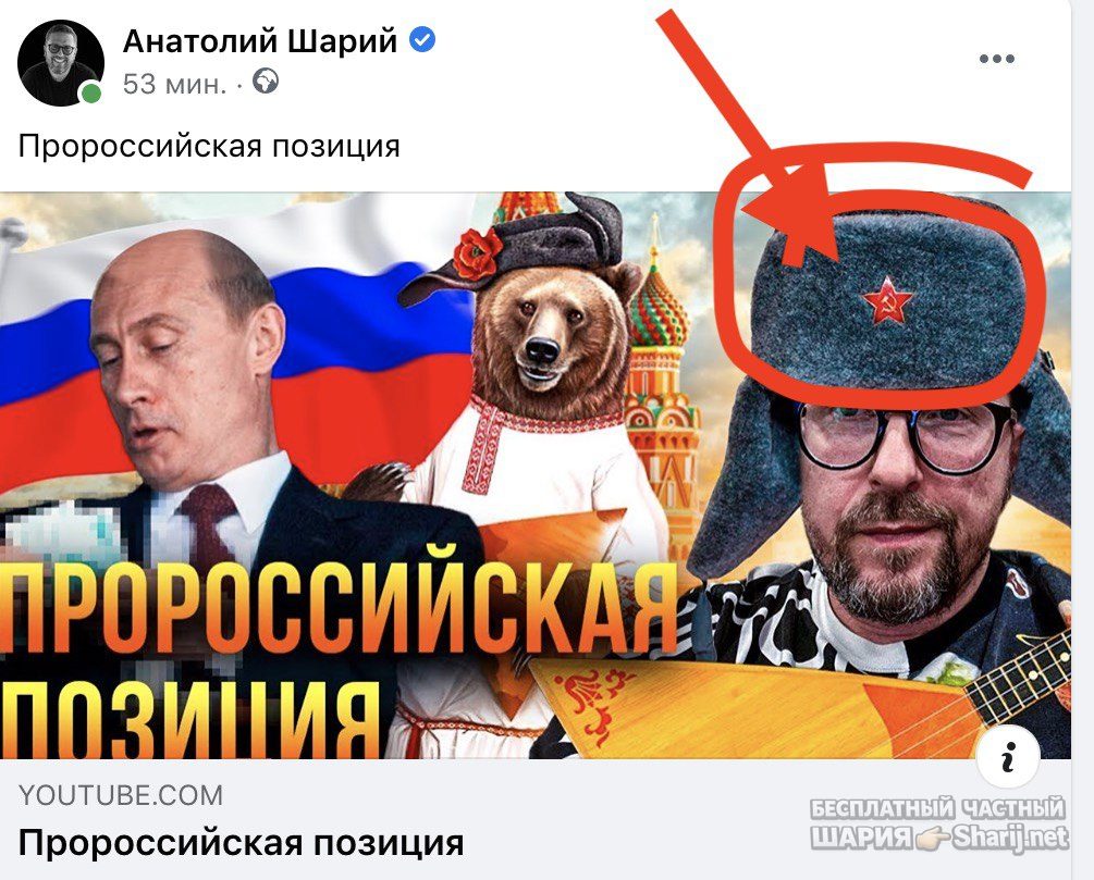 Анатолий Шарий Telegram канал — фото из публикации