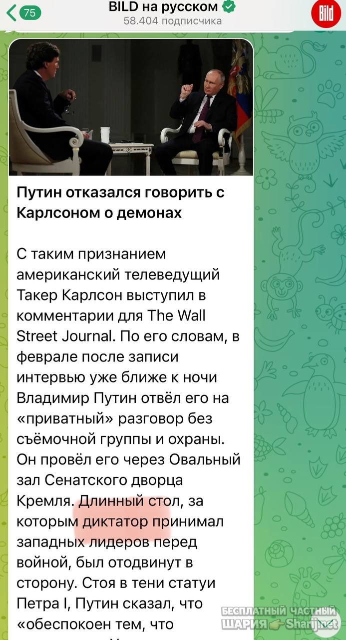 Анатолий Шарий Telegram канал — фото из публикации