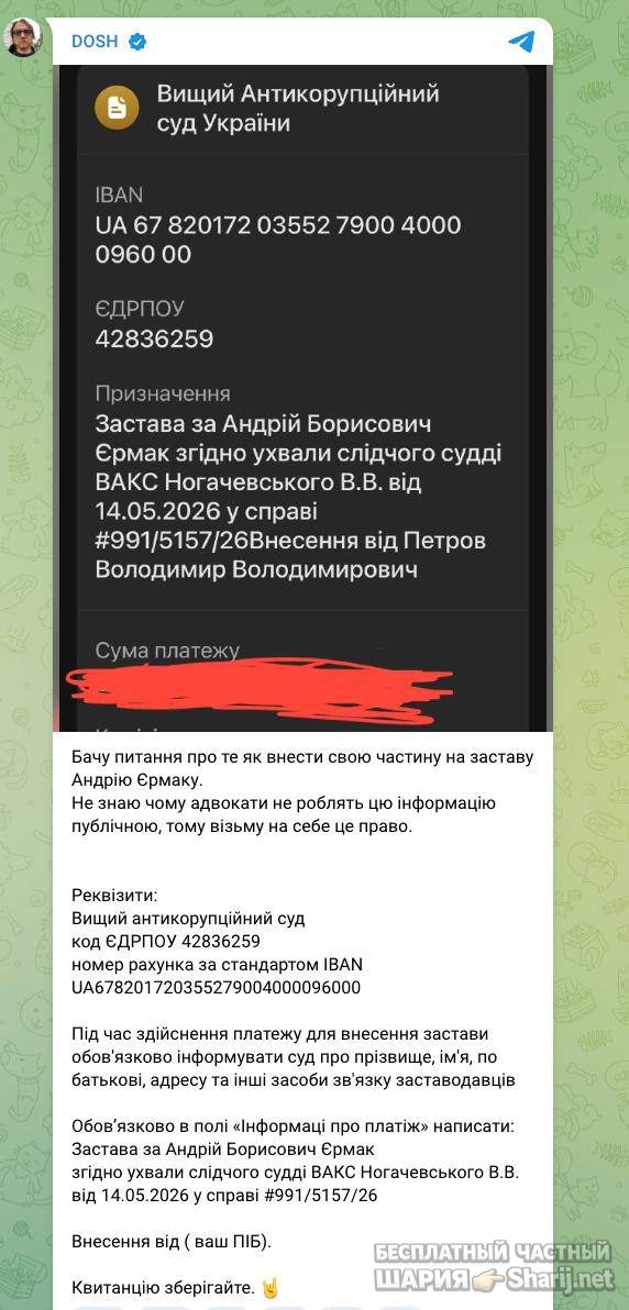 Анатолий Шарий Telegram канал — фото из публикации