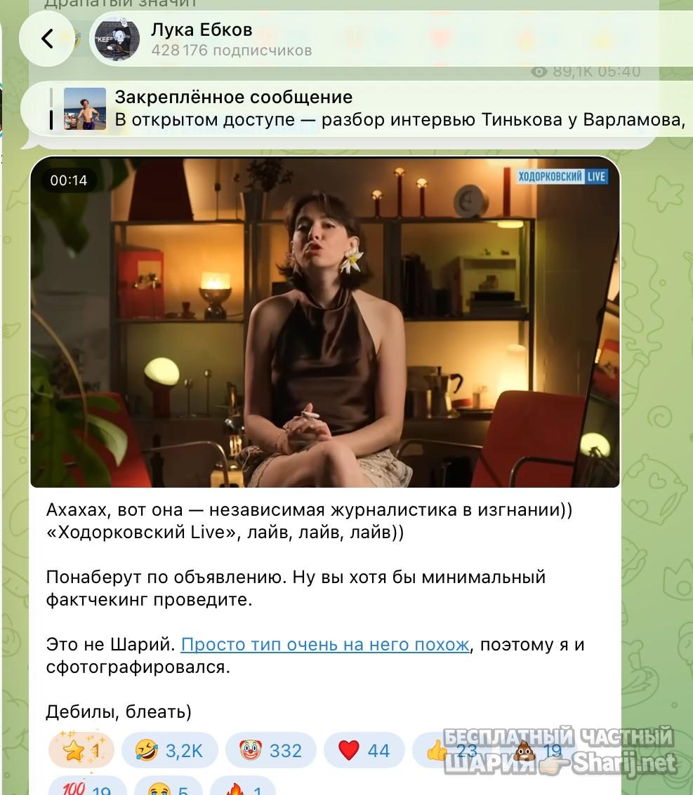 Анатолий Шарий Telegram канал — фото из публикации